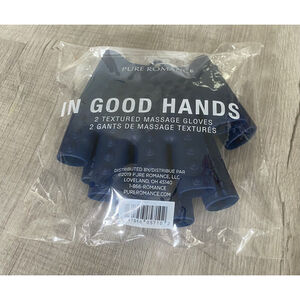 Pure Romance- Two Sided Textured Massage Glove- In Good Hands- new and sealed